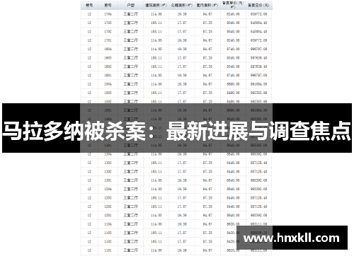马拉多纳被杀案：最新进展与调查焦点